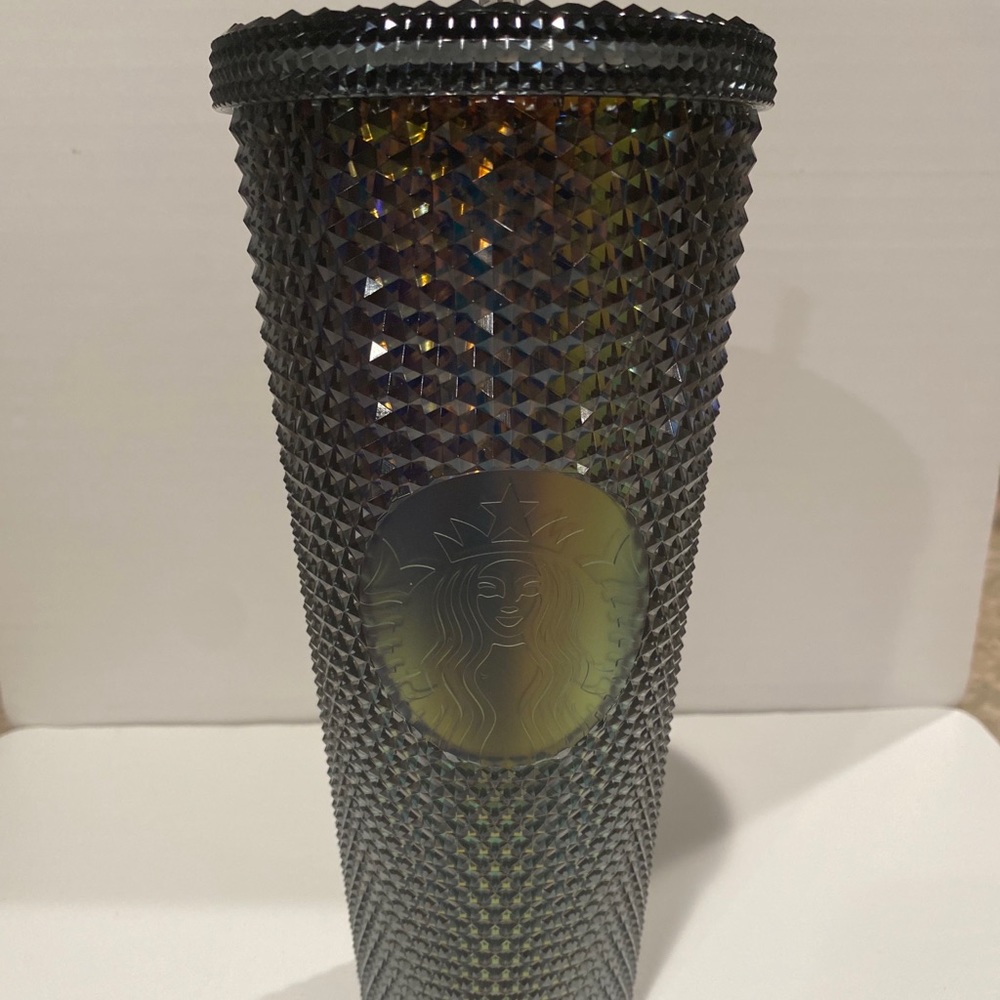 Starbucks Iridescent studded black Tumbler